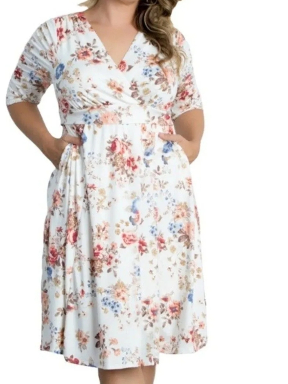 Kiyonna Floral Dress Size XXL